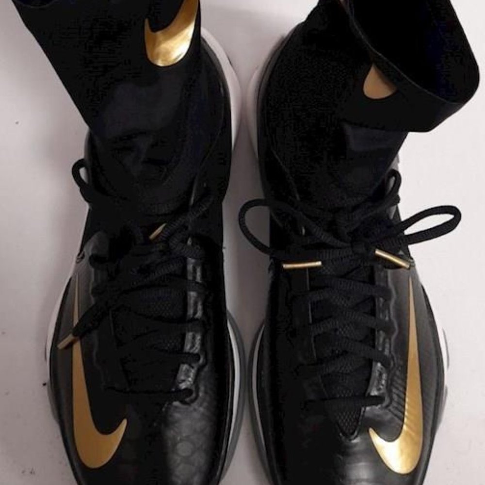 Nike KD 8 Elite "Away" | Black/Metallic Gold | Men's 9.5